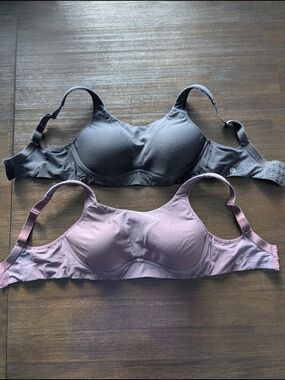 High Support Sports Bra - Black & Purple